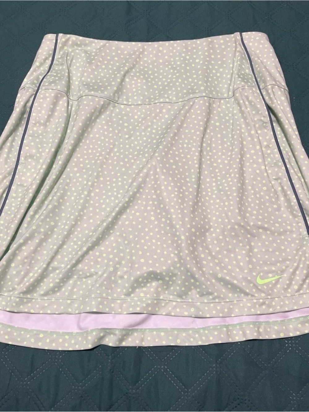 Nike Mint Green Polka Dot Tennis/Golf Skort - Picture 2 of 4